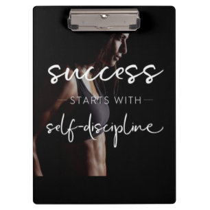 Pranchetas Sucesso e Disciplina - Motivação dos Gym femininos