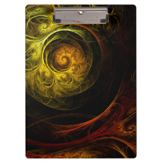 Pranchetas Sunrise Floral Red Abstrato Art