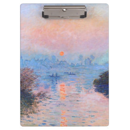 Pranchetas Sunset sobre o Seine Claude Monet