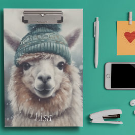 Pranchetas Sweet Winter Alpaca, personalizado