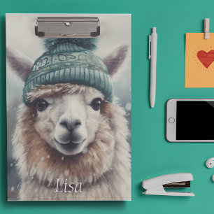 Pranchetas Sweet Winter Alpaca, personalizado