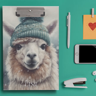 Pranchetas Sweet Winter Alpaca, personalizado