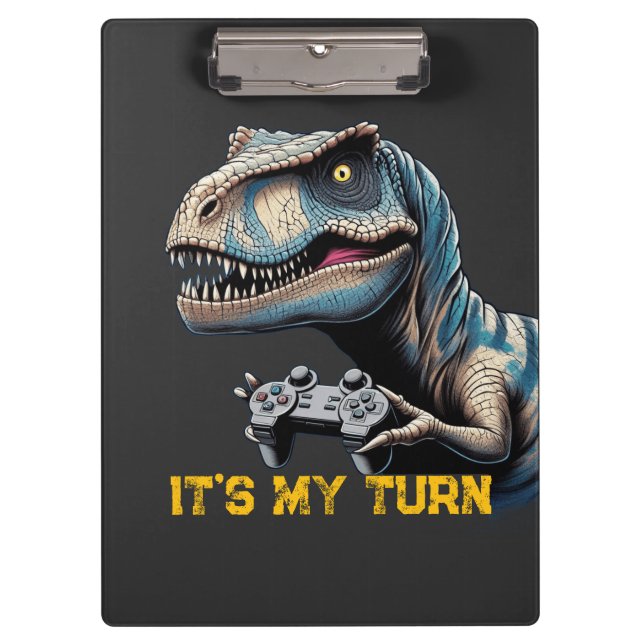 Pranchetas T-Rex Gamer It’s My Turn Design (Frente)
