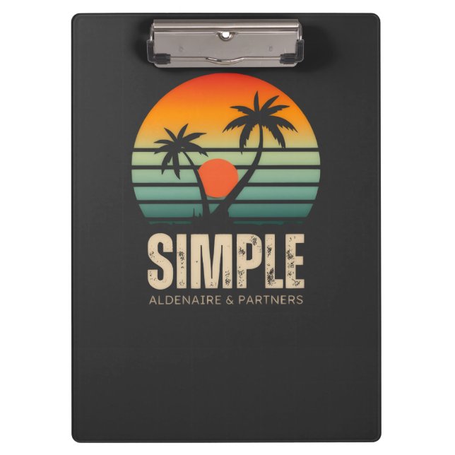 Pranchetas T-shirt Simple Sunset - Tropical vibes design (Frente)