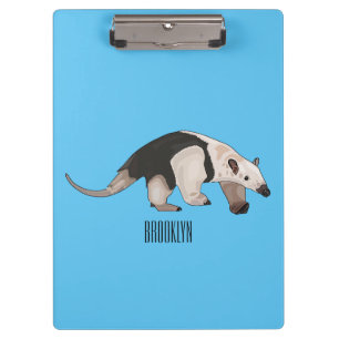 Pranchetas Tamandua ilustração de desenho animado
