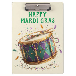 Pranchetas Tambor Festivo de Mardi Gras