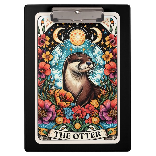 Pranchetas Tarot Otter – Tarot de Animal Único  (Frente)