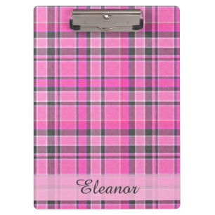 Pranchetas Tartan Cinza rosa Xadrez