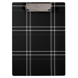 Pranchetas Tartan Preto e Branco