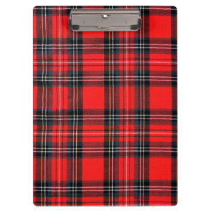 Pranchetas Tartan real do vintage