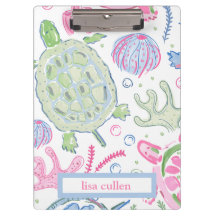 Tartarugas do mar de aquarelas Nome do oceano