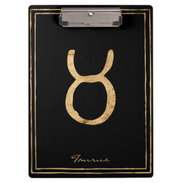 Pranchetas Taurus martelou o ouro estilizado símbolo de astro