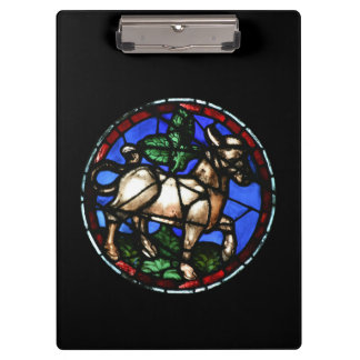 Pranchetas Taurus Zodiac StainGlass Notre-Dame de Paris Cb