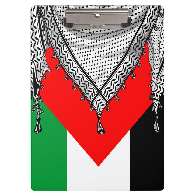 Pranchetas Tecido Tradicional do Keffiyeh Scarf Palestino (Frente)