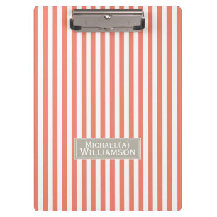 Pranchetas Tendy Salmon Coral Cor-de-rosa Matiz Elegante