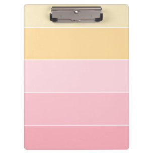 Pranchetas Tendy Striped Elegante Modern Modelo Pastel