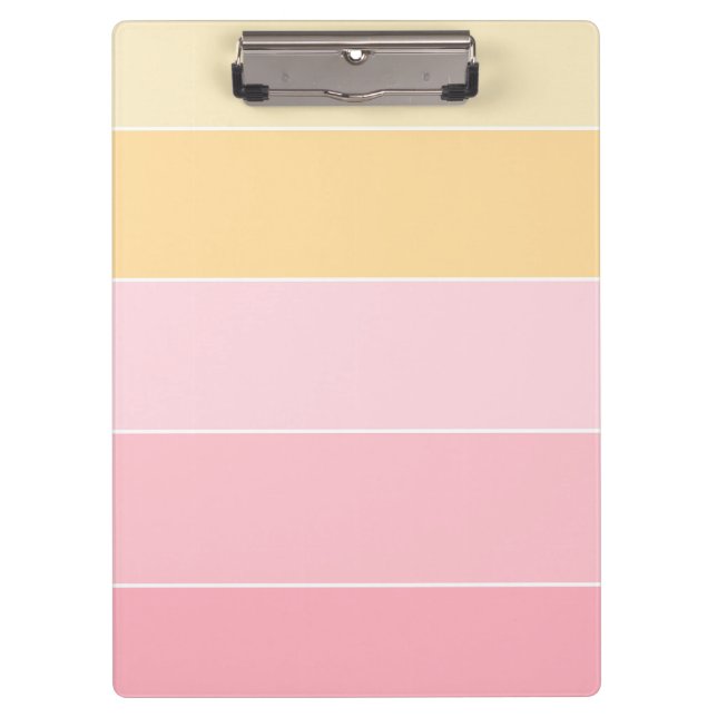 Pranchetas Tendy Striped Elegante Modern Modelo Pastel (Frente)