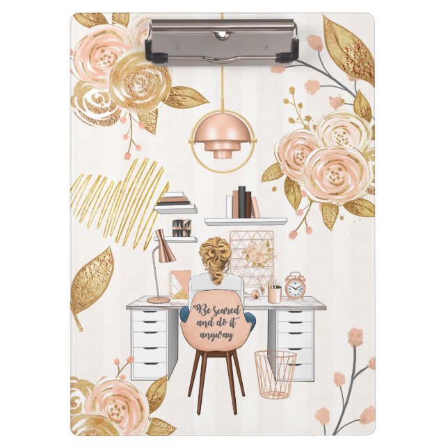 Pranchetas Tenha Medo E Faça De Qualquer Forma (Frente)