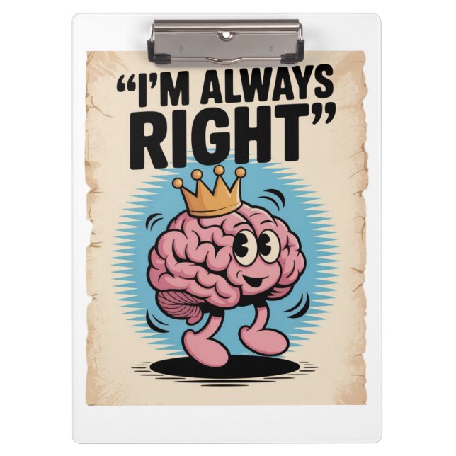 Pranchetas "Tenho sempre razão", campeão do debate (Frente)