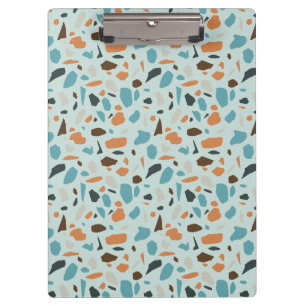 Pranchetas Terrazzo Pattern Blue