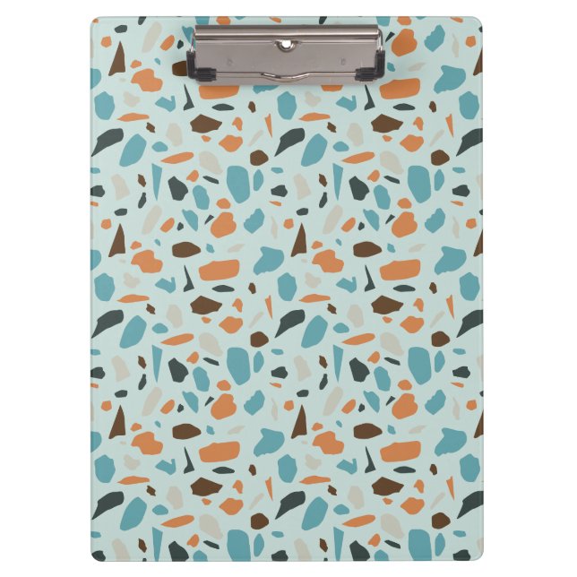 Pranchetas Terrazzo Pattern Blue (Frente)