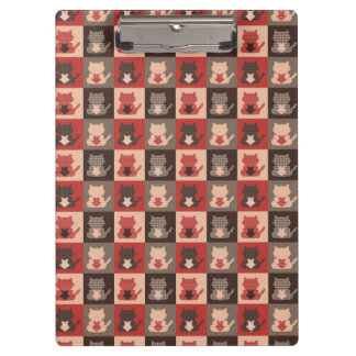 Pranchetas Teste padrão bonito do gato