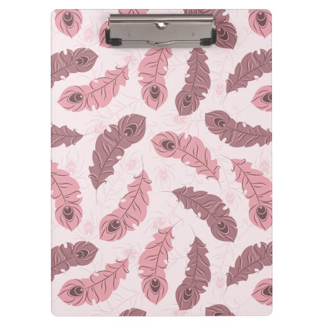 Pranchetas teste padrão com penas do pavão (Frente)