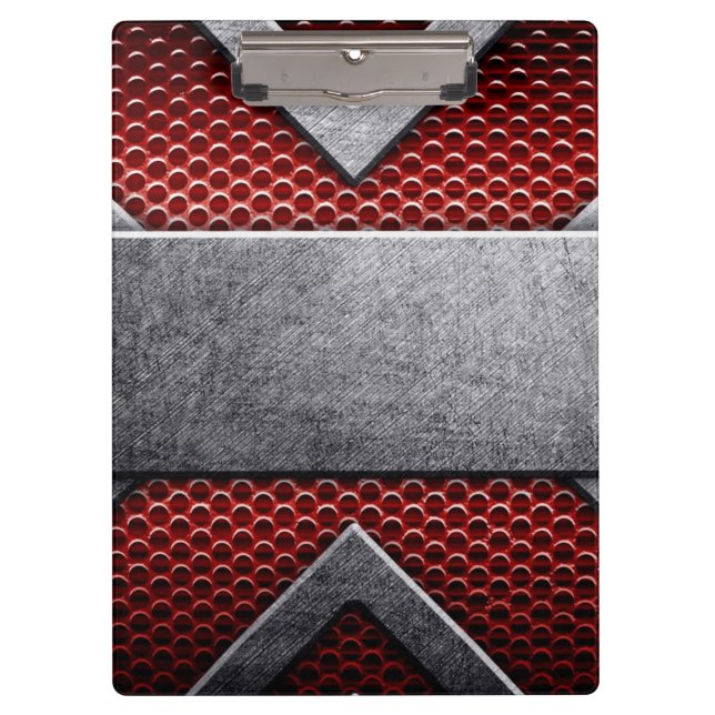 Pranchetas Teste padrão da placa de metal (Frente)