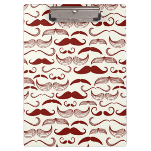 Pranchetas Teste padrão do bigode, estilo retro 3