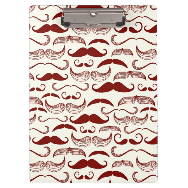 Pranchetas Teste padrão do bigode, estilo retro 3 (Frente)