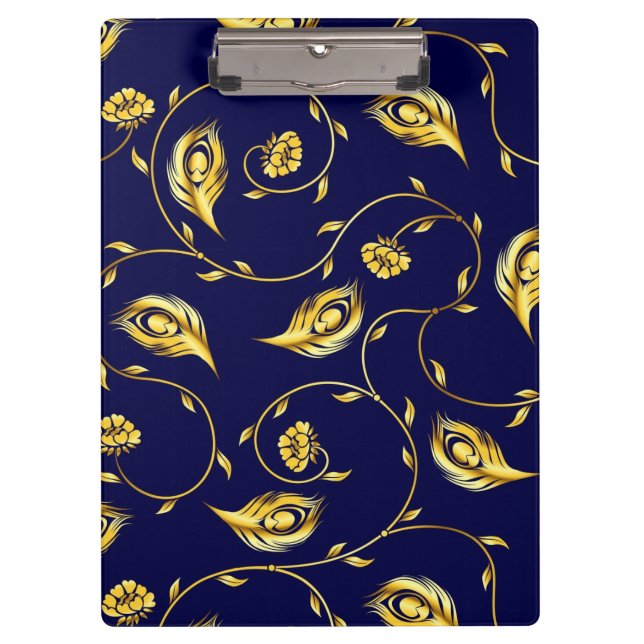 Pranchetas Teste padrão do sari do pavão (Frente)