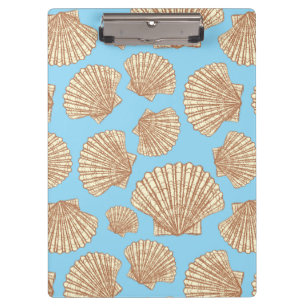 Pranchetas Teste padrão do Seashell do estilo do vintage