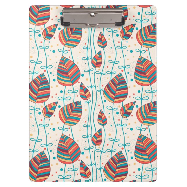 Pranchetas Teste padrão floral 5 2 (Frente)