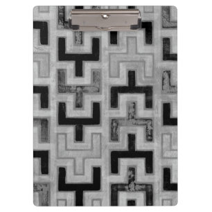 Pranchetas Têxtil africano de mudo com Padrões geométricos