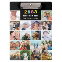 Texto Personalizado de Colagem de Fotos da Família