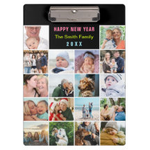 Texto Personalizado de Colagem de Fotos da Família