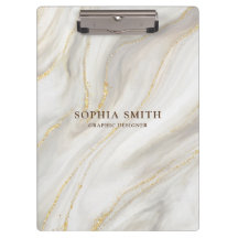 Texto Simples Glitter Dourado com Fundo Marble Ele