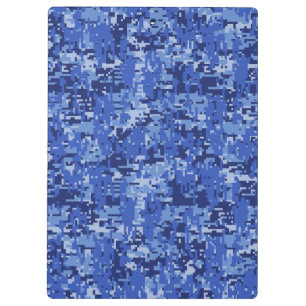 Pranchetas Textura azul vibrante da camuflagem de Digitas