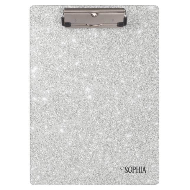 Pranchetas Textura Brilhante Branca de Têxtil (Frente)