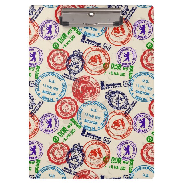 Pranchetas Textura com selos reais (Frente)