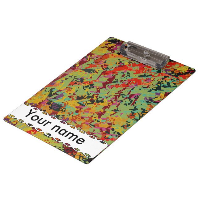 Pranchetas Textura de orifícios coloridos (Inclinado)