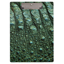 Pranchetas Textura de Pele de Alligador Verde