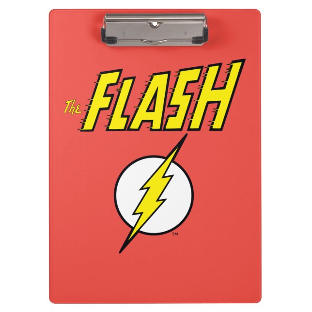 Pranchetas The Flash Name & Lightning Bolt Logo (Frente)