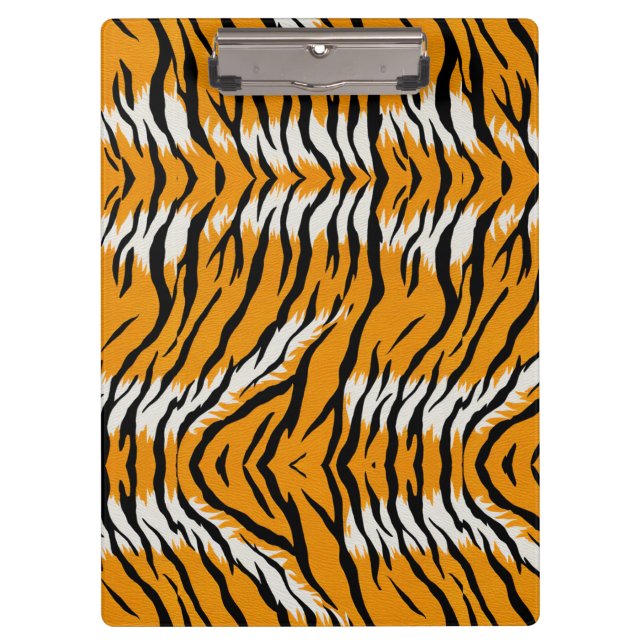 Pranchetas Tiger Skin Animal Print Pattern Design (Frente)