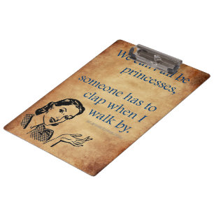 Pranchetas Tinta de 50 engraçada da Princesa SlipperyJoe