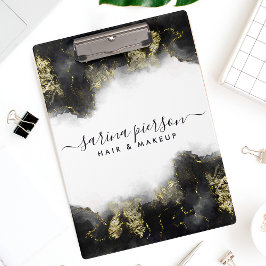 Pranchetas Tinta de Aquarela Líquida De Arte Moderna Preta E 