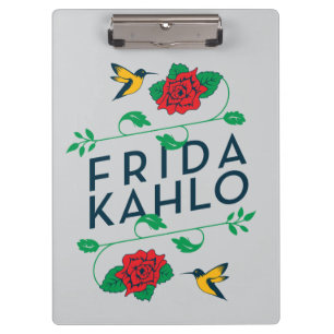 Pranchetas Tipografia floral de Frida Kahlo
