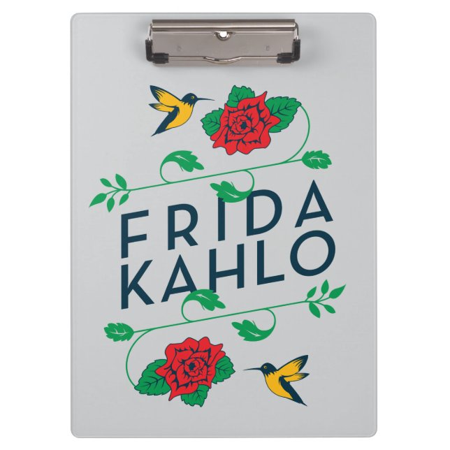 Pranchetas Tipografia floral de Frida Kahlo | (Frente)