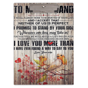 Pranchetas To My Husband Letter, Lovely Husband Letter