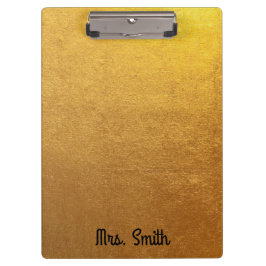 Pranchetas Tom de folha de alumínio ouro personalizado